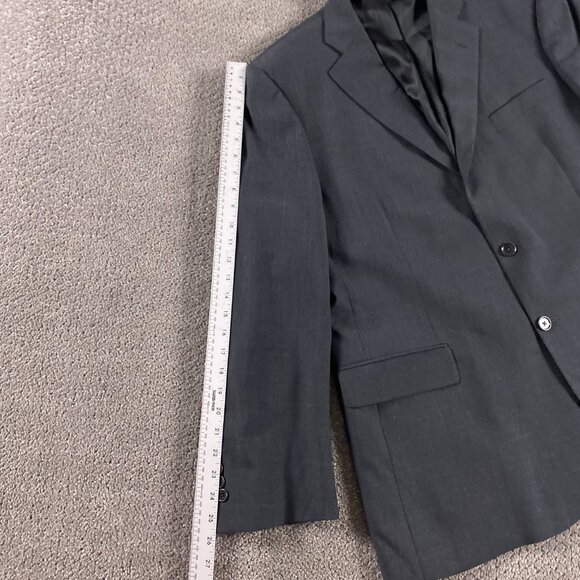 Brooks Brothers 346 Stretch Suit Men's 45R Pants 38x33 Measures 38x30 Gray - Picture 7 of 16